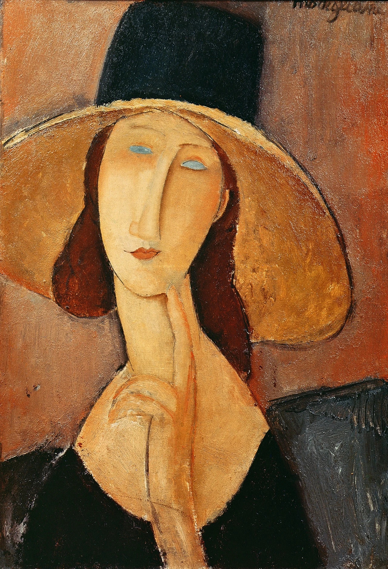 Jeanne Hébuterne with the Wide-Brimmed Hat